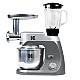 Herzberg HG-5029: 3 in 1 800 W Standmixer Met Planetaire Slagkracht Grijs