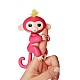 Cenocco Vingerspeelgoed Happy Monkey Roze