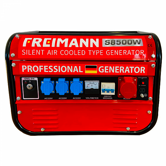 Freimann FM-S8500W: Luchtgekoelde Professionele Benzinegenerator