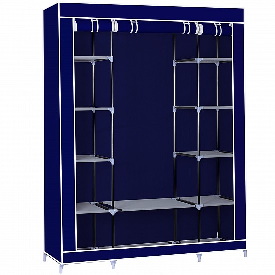 Herzberg HG-8009: Opberggarderobe - Groot Blauw