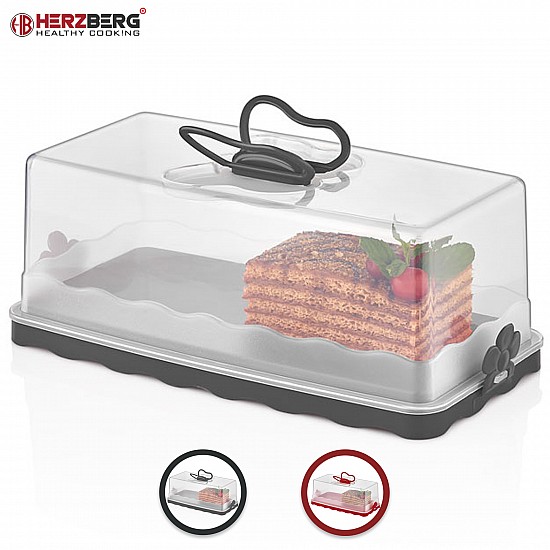 Herzberg HG-L575: Baton Cake Dome Rood