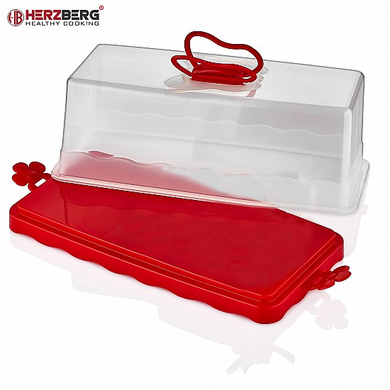 Herzberg HG-L575: Baton Cake Dome Rood