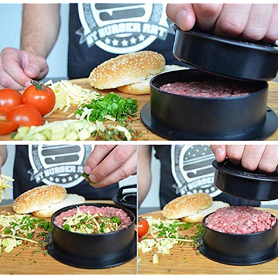 Herzberg Hamburgerpers en Patty maker