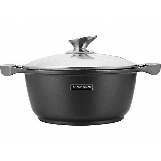 Royalty Line RL-BS24M: Marmeren kookpot & braadpan - 24cm