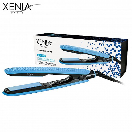 Xenia Paris JS-140207: Blauwe siliconen stijltang