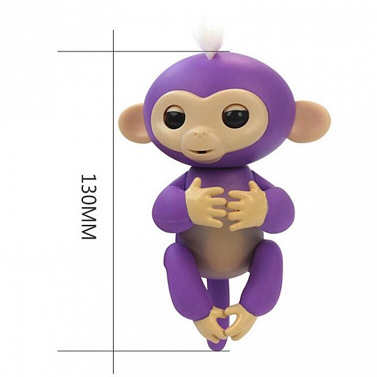 Cenocco Vingerspeelgoed Happy Monkey Zwart