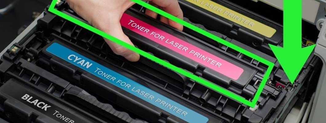 Hoe vervang ik een toner in een laserprinter?